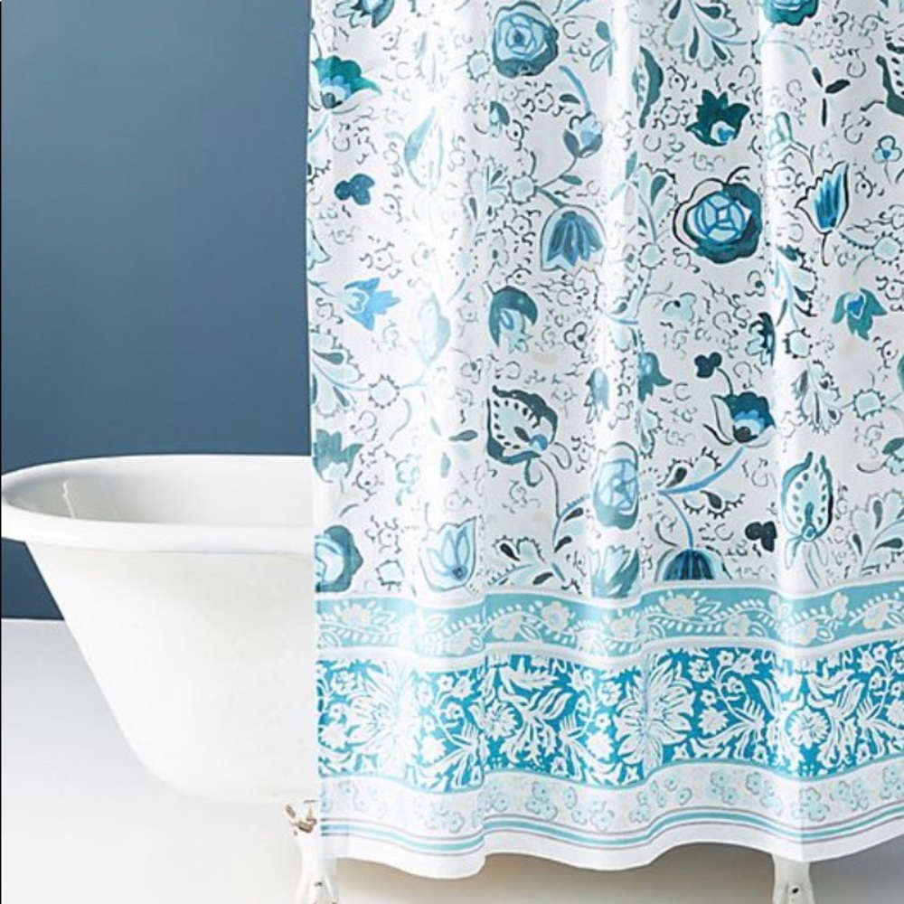 Anthropologie Bennett Shower Curtain